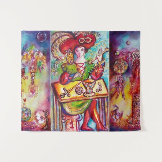 ZIELE DER VERLORENEN SCHATTEN / DER MAGIKER WANDTEPPICH (Vorderseite (Horizontal))