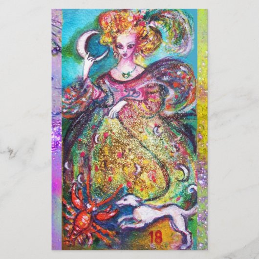 ZIELE DER VERLORENEN SCHATTEN / DER MONDLADY BRIEFPAPIER (Vorderseite)