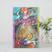 ZIELE DER VERLORENEN SCHATTEN / DER MONDLADY BRIEFPAPIER (Stehend Vorderseite)