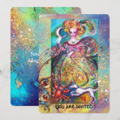 ZIELE DER VERLORENEN SCHATTEN / DER MONDLADY ,Pear Einladung (Vorne/Hinten)