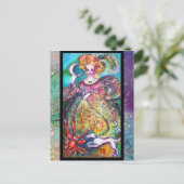 ZIELE DER VERLORENEN SCHATTEN / DER MONDLADY POSTKARTE (Stehend Vorderseite)