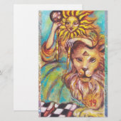 ZIELE DER VERLORENEN SCHATTEN / DER SONNE BRIEFPAPIER (Vorne/Hinten)