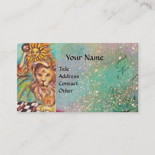 ZIELE DER VERLORENEN SCHATTEN / DER SONNE VISITENKARTE (Vorderseite)