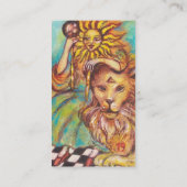 ZIELE DER VERLORENEN SCHATTEN / DER SONNE VISITENKARTE (Rückseite)