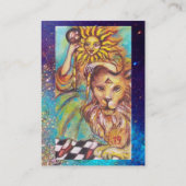 ZIELE DER VERLORENEN SCHATTEN / DER SONNE VISITENKARTE (Rückseite)