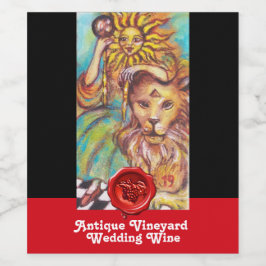 ZIELE DER VERLORENEN SCHATTEN/DER SONNENWEIN WEINETIKETT