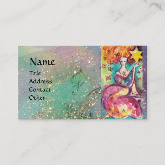 ZIELE DER VERLORENEN SCHATTEN / DER STERNE VISITENKARTE (Vorderseite)