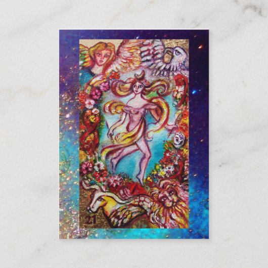 ZIELE DER VERLORENEN SCHATTEN DER WELT VISITENKARTE (Rückseite)