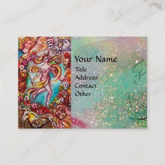 ZIELE DER VERLORENEN SCHATTEN DER WELT VISITENKARTE (Vorderseite)