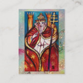 ZIELE DER VERLORENEN SCHATTEN / DES POPS VISITENKARTE (Rückseite)