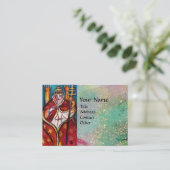 ZIELE DER VERLORENEN SCHATTEN / DES POPS VISITENKARTE (Stehend Vorderseite)