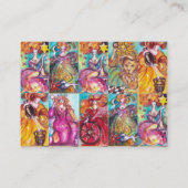 ZIELE DER VERLORENEN SCHATTEN /MOONLADY, SONNE UND VISITENKARTE (Rückseite)