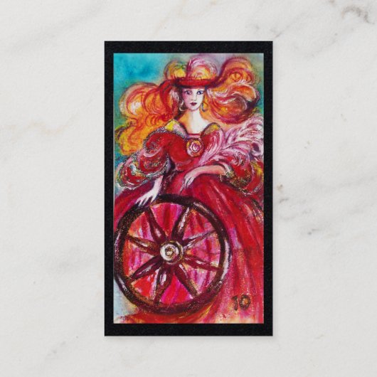 ZIELE DER VERLORENEN SCHATTEN-RÄDER DES Glückssonn Visitenkarte (Rückseite)