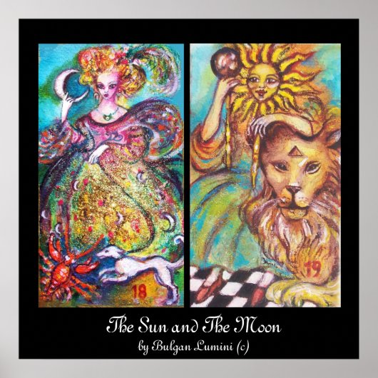 ZIELE DER VERLORENEN SCHATTEN / SONNE UND MOND POSTER (Vorne)