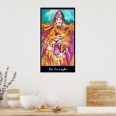 ZIELE DER VERLORENEN SCHATTEN /Stärke/Höhe Poster (Küche)