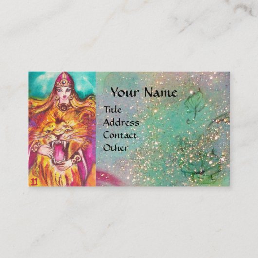 ZIELE DER VERLORENEN SCHATTEN /Stärke/Höhe Visitenkarte (Vorderseite)