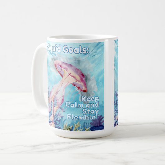 Ziele des Tintenfischs Kaffeetasse (Vorderseite Links)