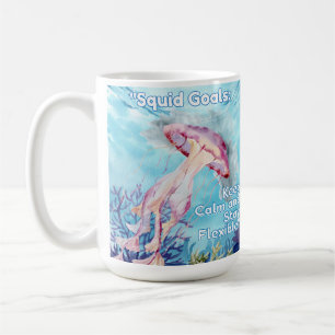 Ziele des Tintenfischs Kaffeetasse