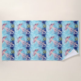 Ziele des Tintenfischs Strandtuch