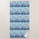 Ziele des Tintenfischs Strandtuch (Vorderseite)