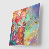 ZIELE, DIE SCHATTEN VERLOREN ZU HABEN, DEN Valenti Quadratische Wanduhr (Winkel)