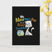 Ziele für die Neujahrsauflösung - Widerstandserhol Karte (Gelbe Blume)