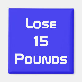 Ziele für Ernährung, Gesundheit und Fitness Magnet