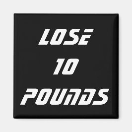 Ziele für Ernährung, Gesundheit und Fitness Magnet