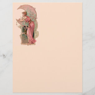 ZIELE/LADY DES MONDES,BLUME IM PINKMONOGRAMM