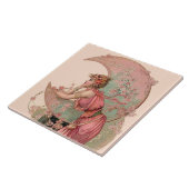 ZIELE/LADY OF THE MOON, BLUME IN PINK FLIESE (Seite)