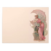 ZIELE/LADY OF THE MOON, BLUME IN PINK NOTIZBLOCK (Vorderseite)