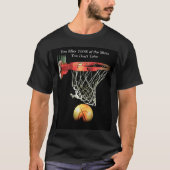Ziele Motivierend Zitat Basketball T-Shirt (Vorderseite)