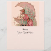 ZIELE/MUNDLADY MIT BLUME IN PINK FLYER (Hinten)