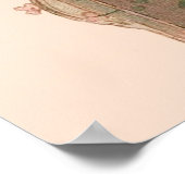 ZIELE/MUNDLADY MIT BLUME IN PINK POSTER (Ecke)