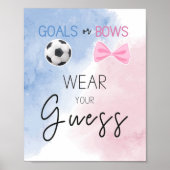 Ziele oder Bögen Lassen Sie Ihre Vermutung, Geschl Poster (Vorne)