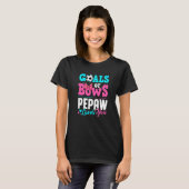 Ziele Oder Bögen Pepaw Liebt Dich Geschlecht Enthü T-Shirt (Vorne ganz)