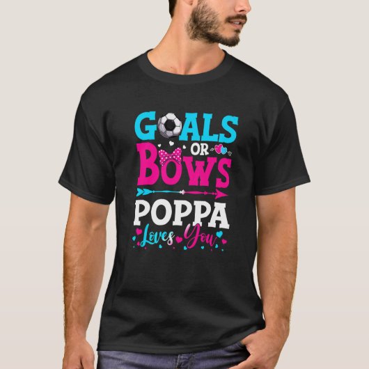 Ziele oder Bogen Poppa Lieben Sie Geschlecht zeige T-Shirt (Vorderseite)