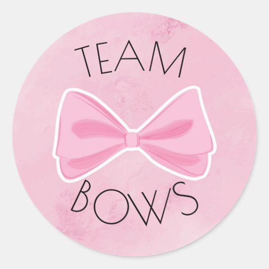 Ziele oder Bögen Teambugen Runder Aufkleber (Vorderseite)