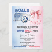 Ziele oder Fehler Geschlechteroffensichtliches Par Einladung (Vorne/Hinten)