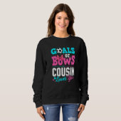 Ziele Oder Schleifen Cousin Liebt Dich Geschlecht Sweatshirt (Vorne ganz)
