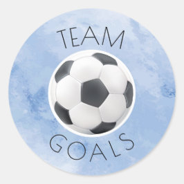 Ziele oder Teamziele Runder Aufkleber