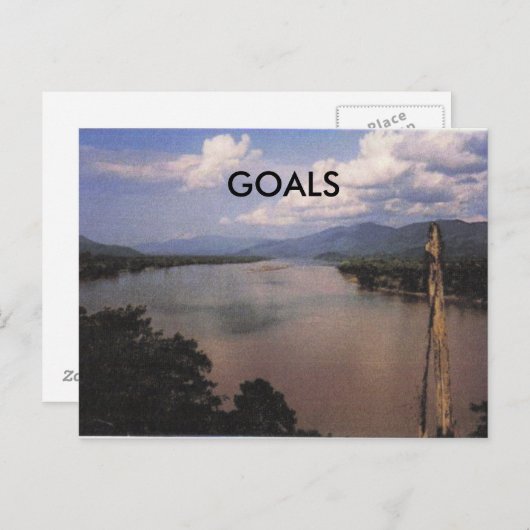 ZIELE POSTKARTE (Vorne/Hinten)