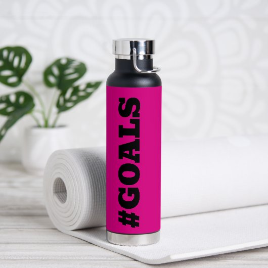 #Ziele Trinkflasche (Yoga)