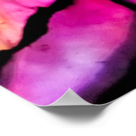 Ziele und Blues Poster (Ecke)