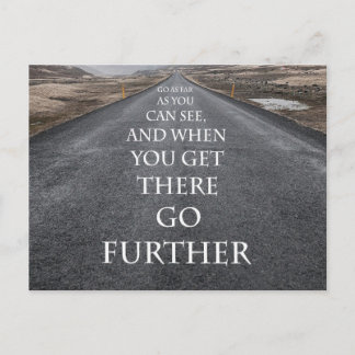 Ziele und Träume motivierend und inspirierend Postkarte