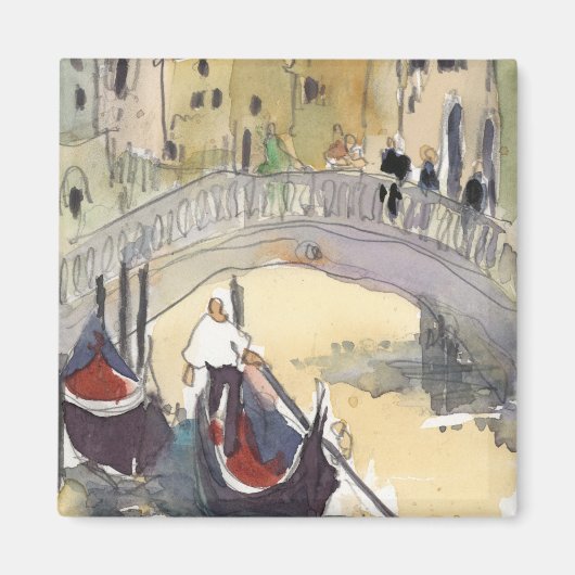 Ziele | Venedig Plein Air Gondelfahrt Magnet (Vorne)