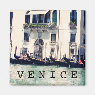 Ziele Venedig-Ufer-Fotografie Magnet