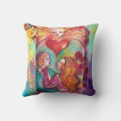 ZIELE VERLOREN SCHADOWS,LOVERS Valentinstag Herz Kissen (Rückseite)