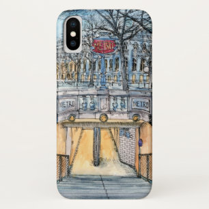 Ziele Wasserfarben alter Metroeingang Case-Mate iPhone Hülle