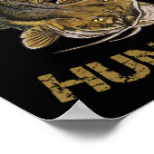 Zielfisch für den Fang von Fischen Poster (Ecke)